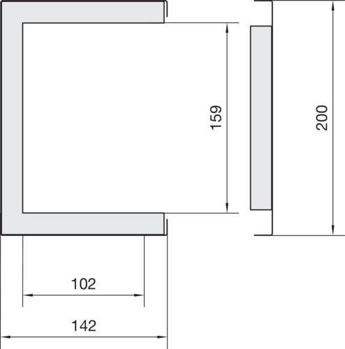 Actual product image Hager FWK39916009010 (Duct, 100 cm)