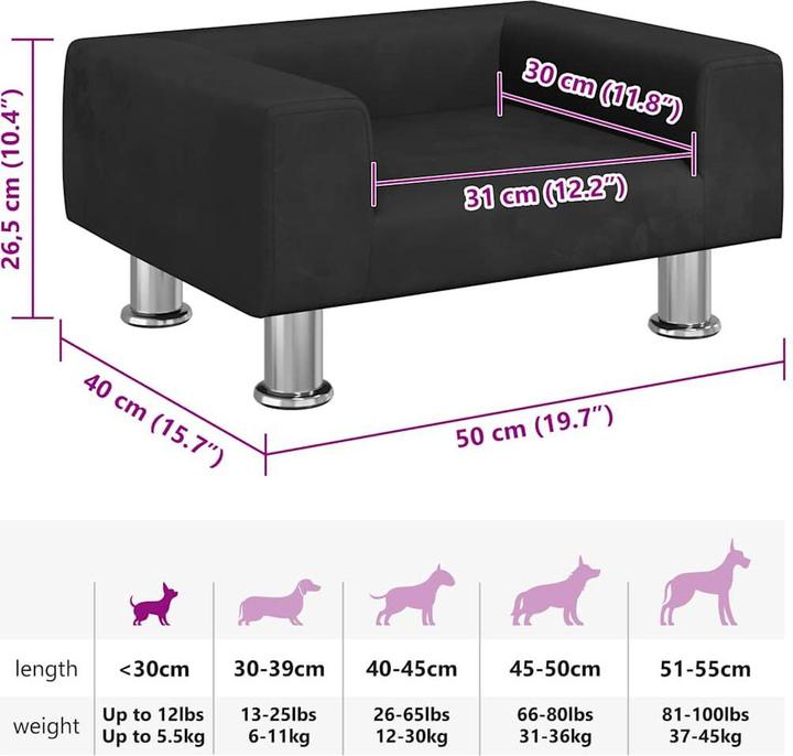 Image du produit vidaXL Hundebett (Chien)