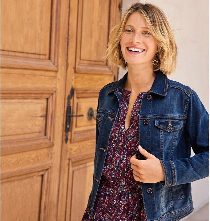 Produktbild Anne Weyburn Jeansjacke aus Stretch-Denim (42)