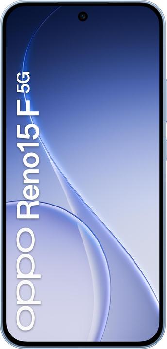 Actual product image OPPO 15 F 5G (256 GB, Aurora Blue, 6.57", Dual SIM, 5G)
