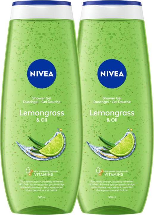 Produktbild NIVEA Lemongrass & Oil Duschgel XL DUO