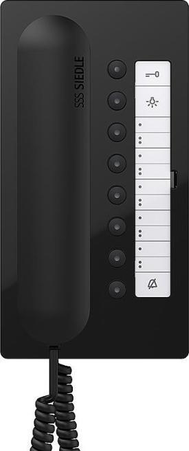 Actual product image Siedle S. & Soehne Bus Telephone Comfort Black High Gloss BTC 850-02 SH