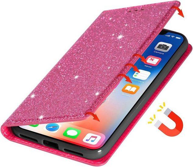 Actual product image MU Style Glitter Sequins Stand Series (Apple iPhone 14 Pro)