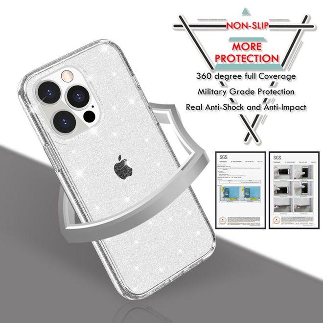 Actual product image MU Style Glittery Powder Soft TPU Series (Apple iPhone 14 Pro Max)