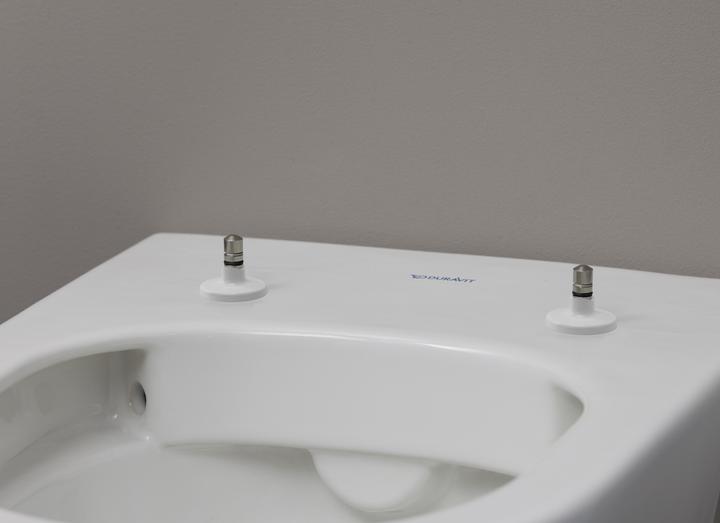 Actual product image Duravit Toilet seat D-NEO Scharn ES with soft-closing mechanism white
