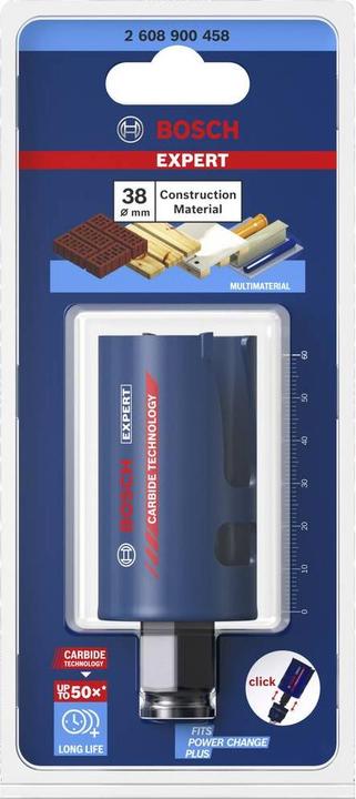 Produktbild Bosch Professional Zubehör EXPERT Construction Material Lochsäge, 38 x 60 mm (38 mm)