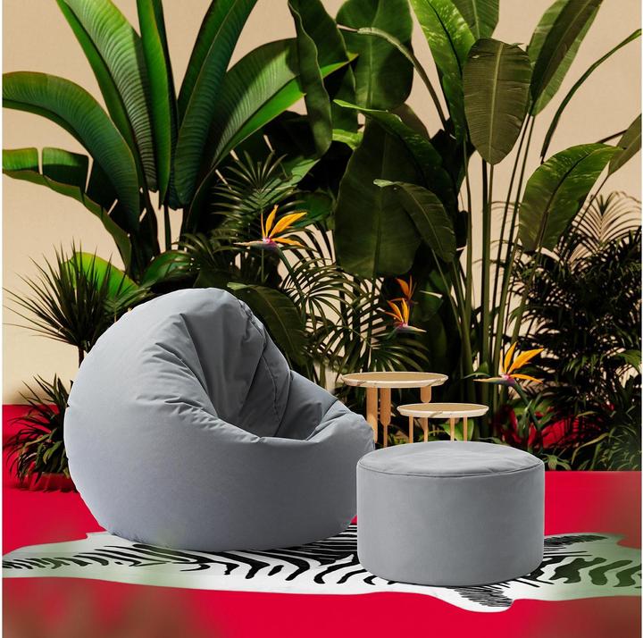 Produktbild Lumaland Sitzsack 45 x 25 cm, Grau