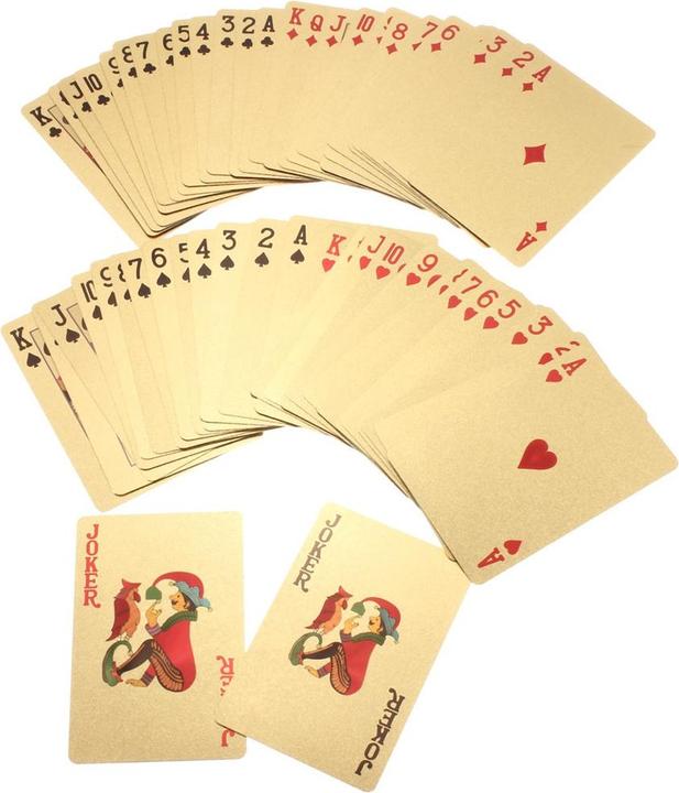 Produktbild JTI Spielkarten - Kartenspiel mit 24-Karat-Vergoldung, Euro