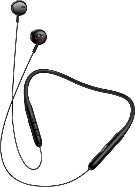 Produktbild Baseus Neckband Magnetic Sport Earphones Bowie P1 (black) (Keine Geräuschunterdrückung, 25 h, Kabellos)