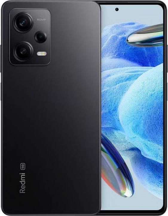 Productafbeelding Xiaomi Redmi Note 12 Pro 5G (6GB) (128 GB, Middernachtelijk zwart, 6.67", Dubbele SIM, 5G)
