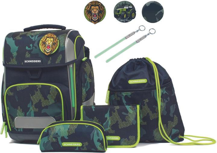 Produktbild Schneiders Schultaschenset Camo Rush anthracite (21 l)