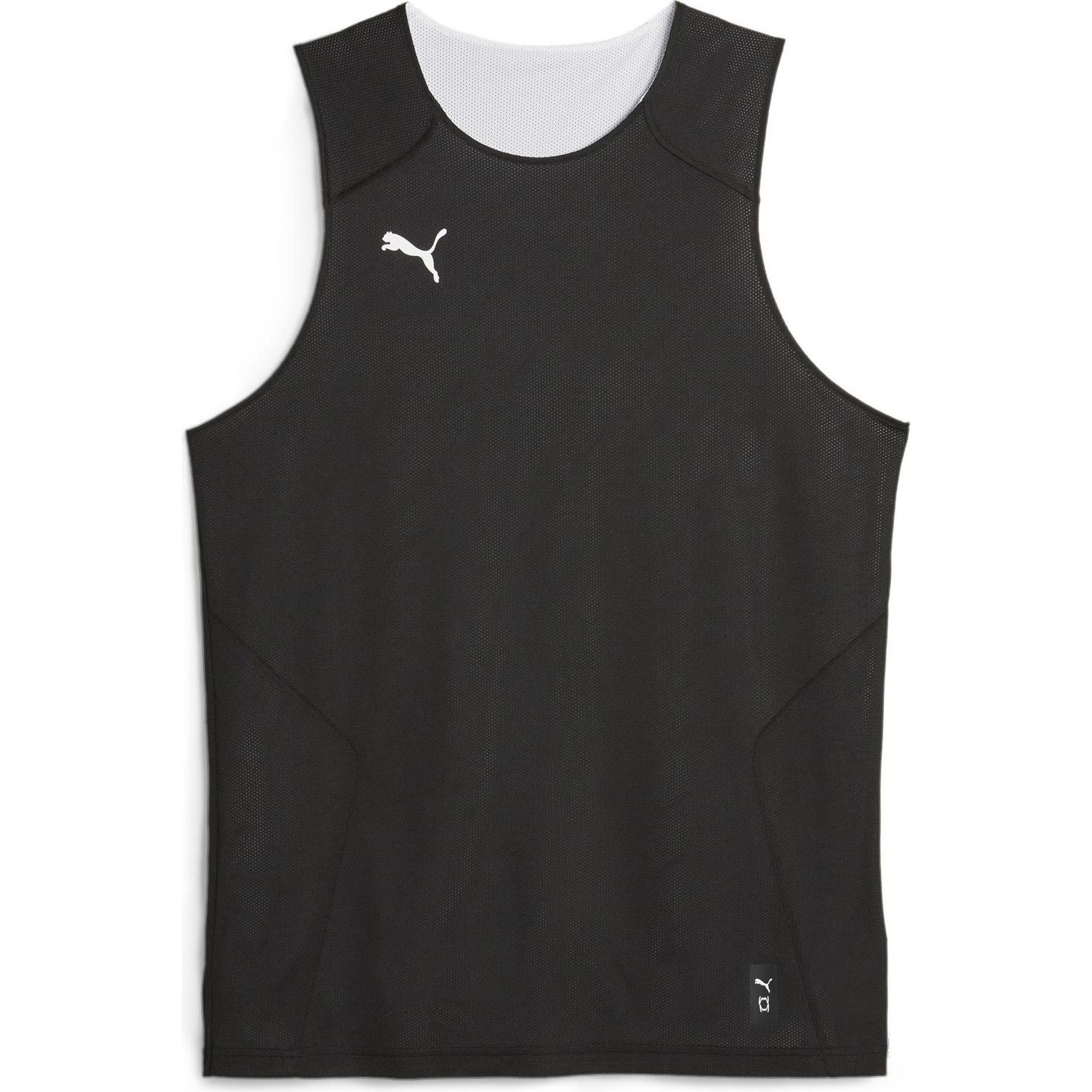 Puma, Herren, Sportshirt, Hoops Team Reverse Practice Jersey (XXL), Schwarz, XXL
