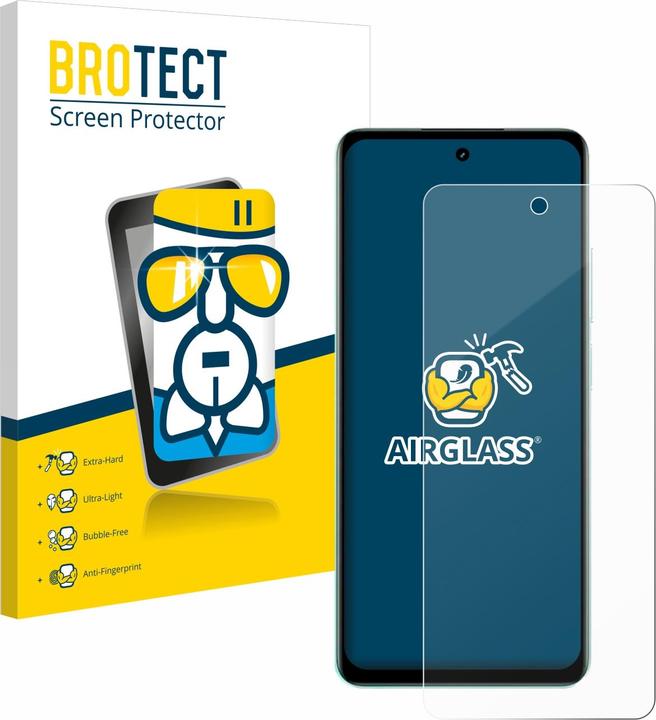 Immagine prodotto BROTECT Pellicola di vetro antiproiettile AirGlass (1 Pezzo/i, Realme C67 4G)
