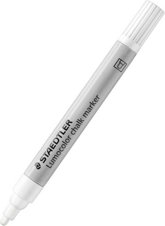 Actual product image Staedtler Chalk markers 2.4 mm, 344-0, -1, -4, -2, -20, -6, -3, -5, cardboard box with 8 pcs. (colour assorted, 2.40 mm, 8 x)
