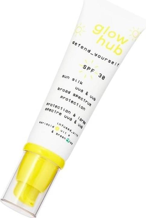 Actual product image Glow Hub Defend Yourself Sunscreen SPF 30 with UVA and UVB Protection (Sun cream face, SPF 30, 50 ml)