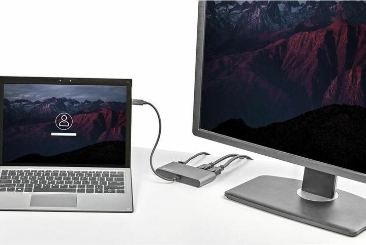 Produktbild StarTech TB3DKM2DPL (Thunderbolt, 4 Ports)