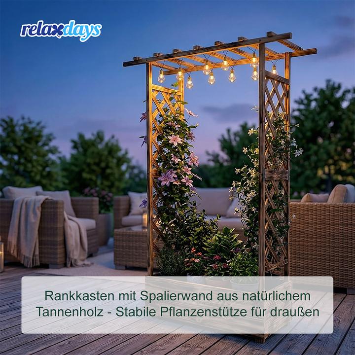Actual product image Relaxdays Planter Trellis