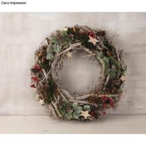 Actual product image Rayher Willow wreath white wiped 40cm