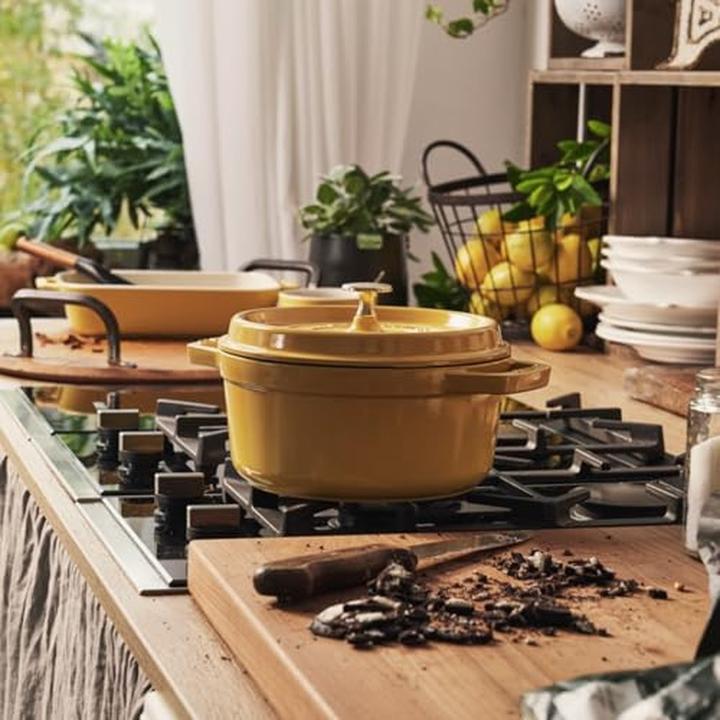 Produktbild Staub Cocotte (24 cm, Bräter + Schmortopf, Gusseisen)