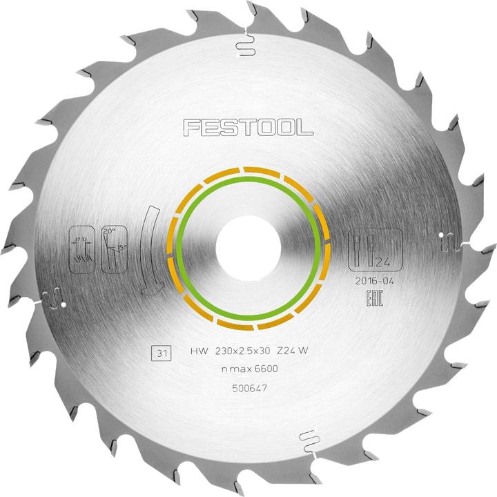 Actual product image Festool Circular saw blade HW 230x2,5x30 W24