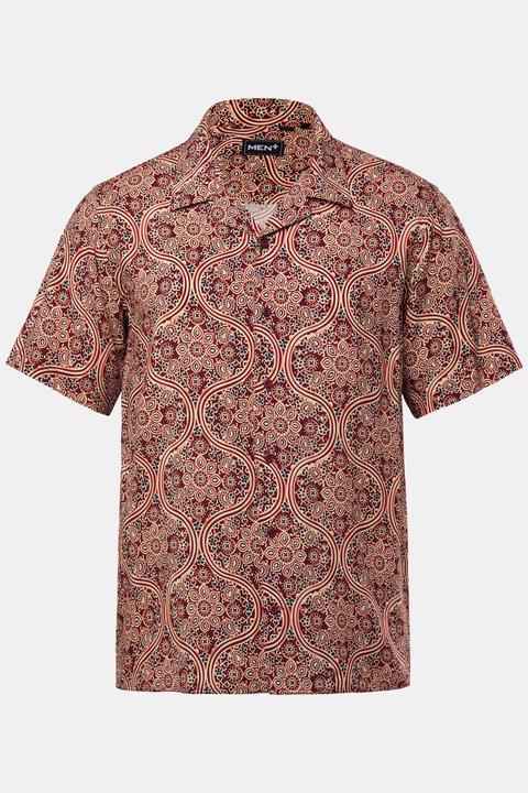 Men+ Viskose-Hemd, Halbarm, Cubakragen, Cuba Fit (4XL)