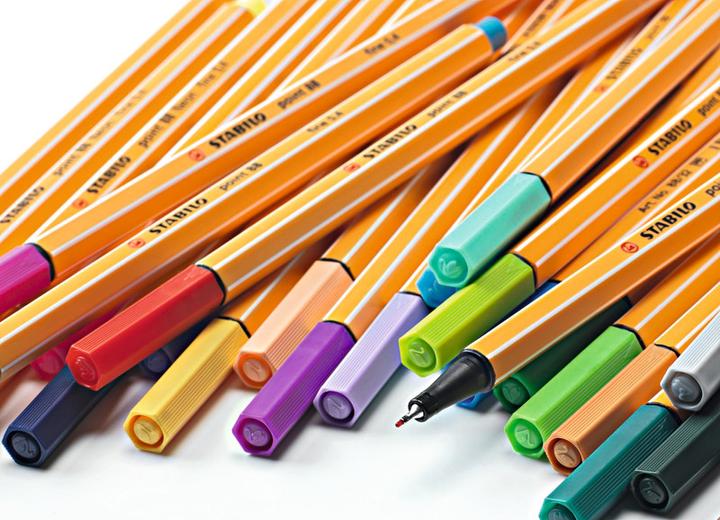 Image du produit STABILO POINT 88 - Feutre fin (Kaki, 1 x)