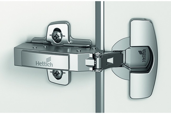 Actual product image Hettich Thin-door hinges Sensys 8676, corner, middle and inlying