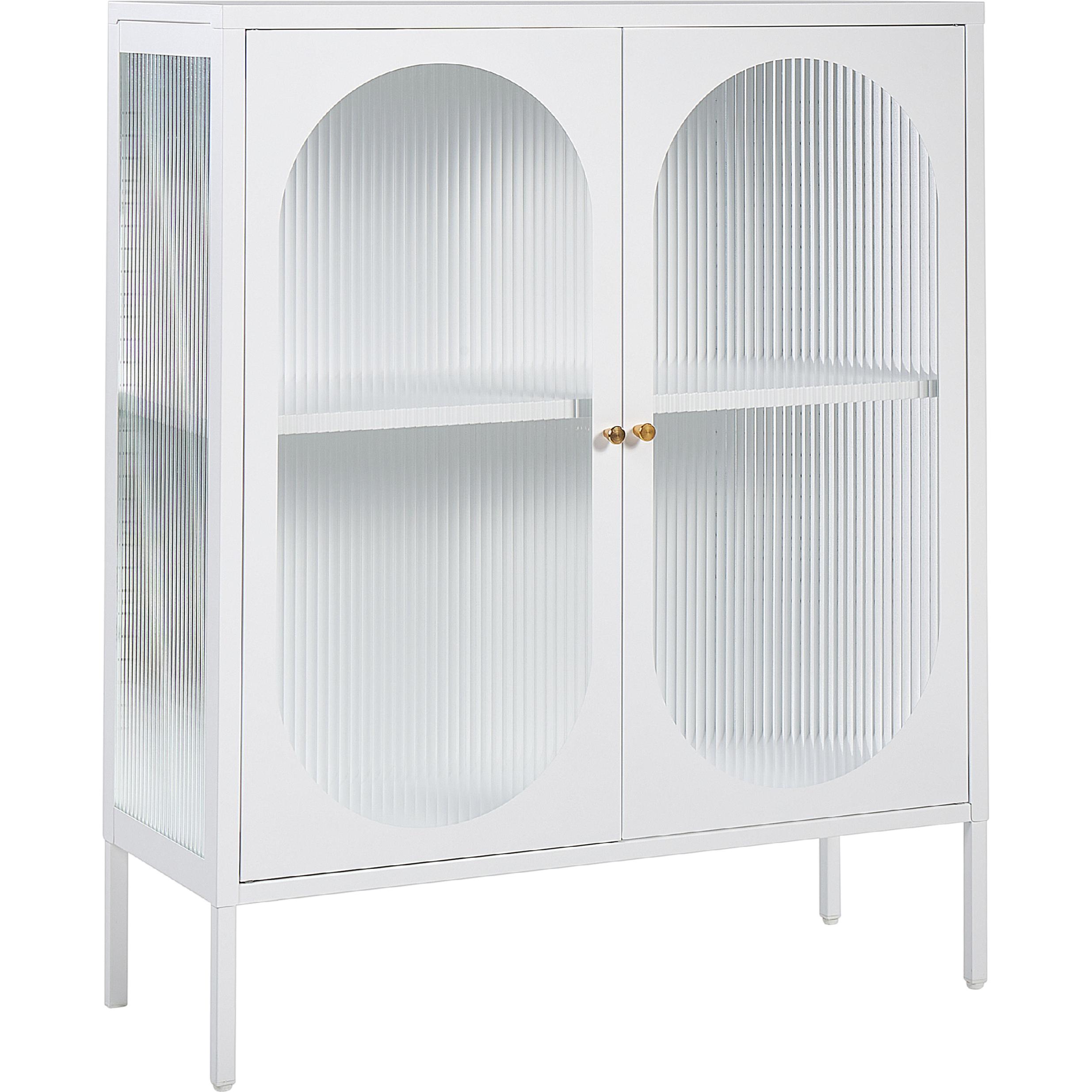 Beliani, Vitrine + Buffetschrank, Sarre (90 x 35 x 111 cm)