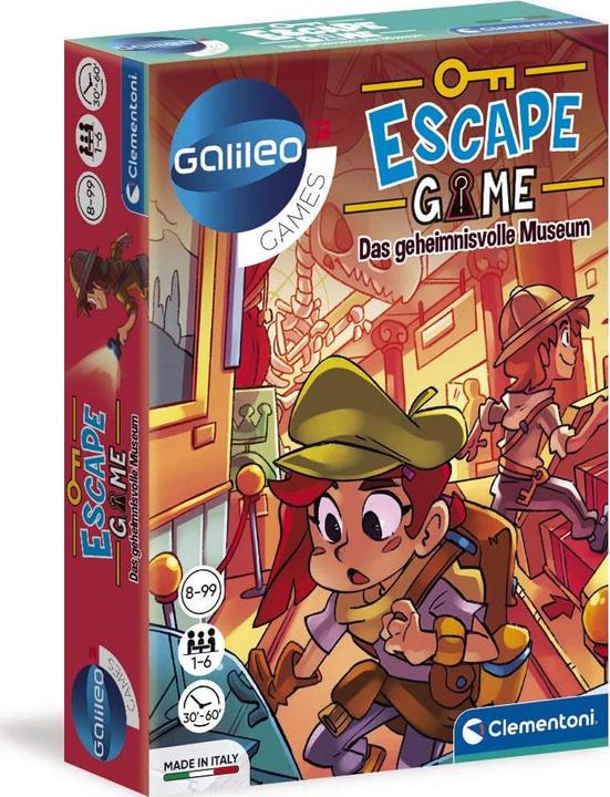 Actual product image Clementoni Galileo Escape The Mysterious Museum (German, 1 - 6 Players)
