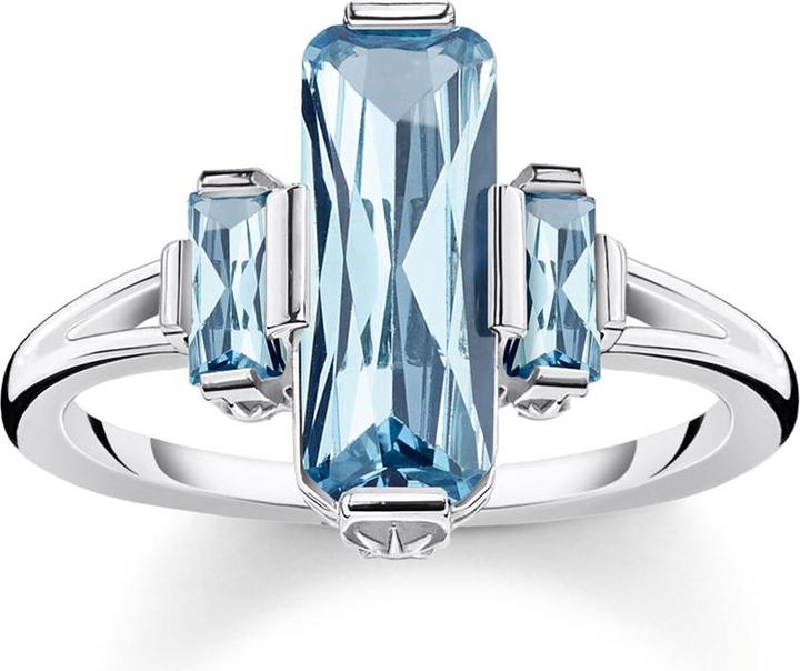 Produktbild Thomas Sabo Ring Blaue Steine (48)