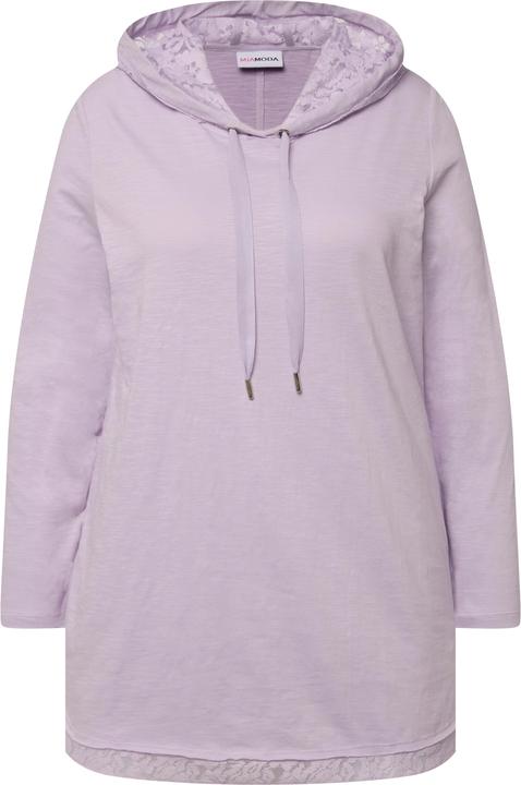 Produktbild Miamoda Langarmshirt, Kapuze, Spitzen-Details (56)