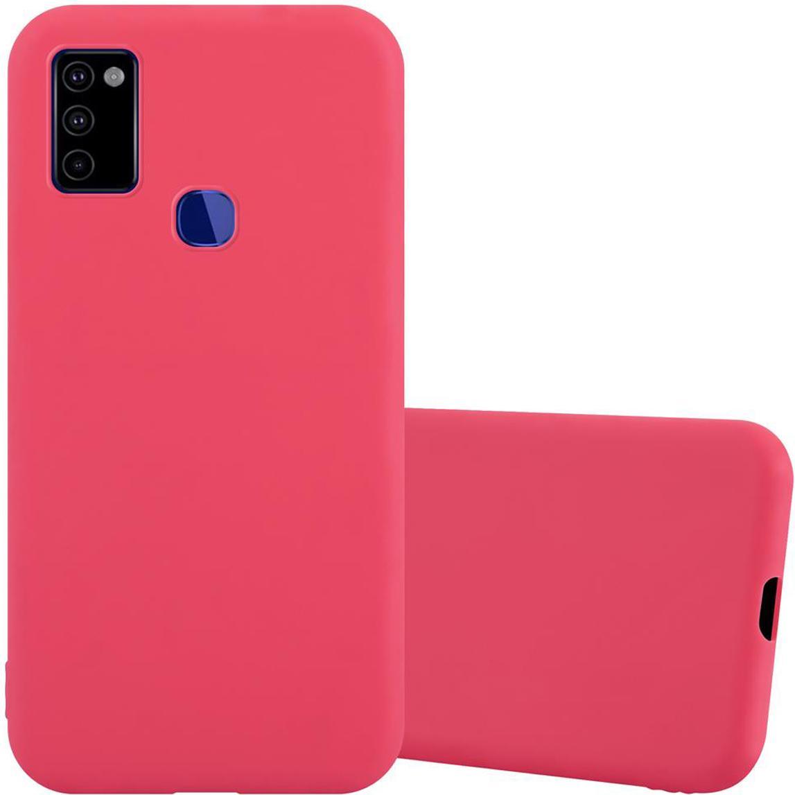 Cadorabo TPU Candy Cover (Samsung Galaxy M51), Smartphone Hülle, Rot