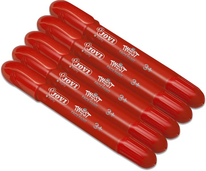 Produktbild Jovi Fasching-Schminke 1 Schminkstift Twist Face Paint rot