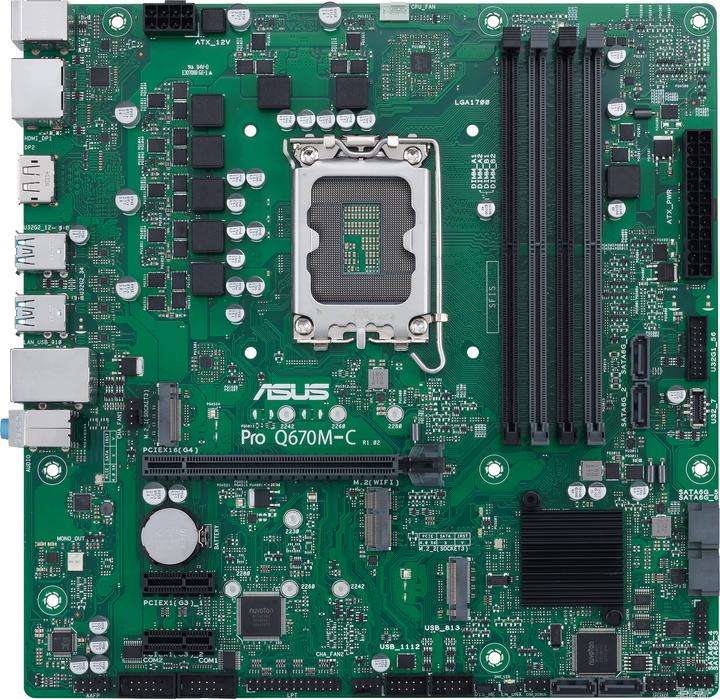 Produktbild ASUS PRO Q670M-C-CSM (LGA 1700, Intel Q670, mATX)