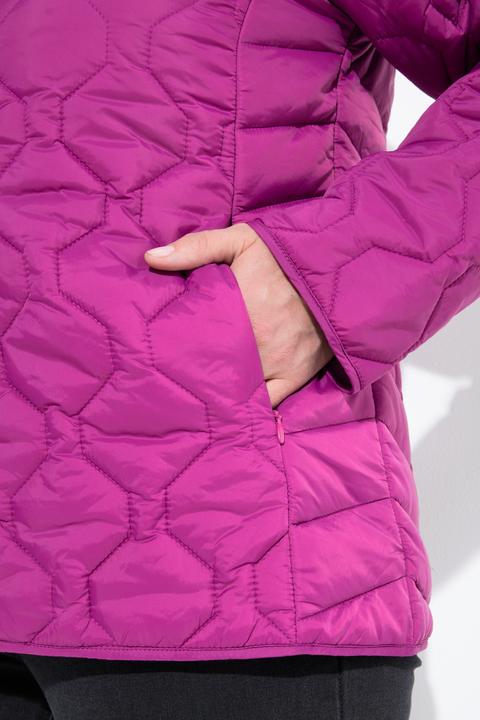 Image du produit Ulla Popken Veste matelassée légère HYPRAR, modèle imperméable. Matière recyclée, coupe trapèze. (58)