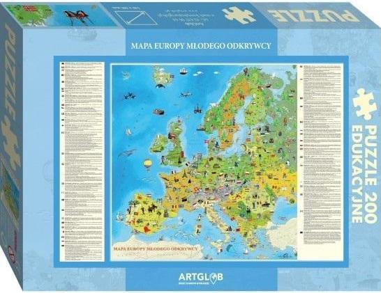 Artglob Puzzle 200 - Europe of the Young Explorers (200 pieces)