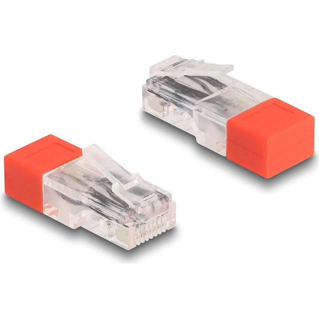 Delock RJ45 Stecker mit Abschlusswiderst, Netzwerkkabel