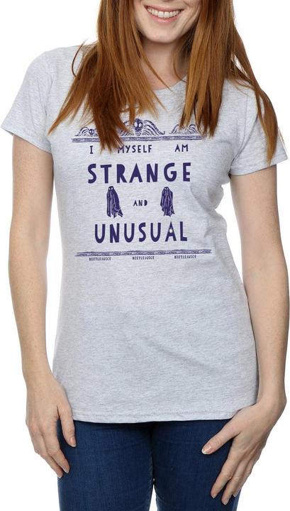 Actual product image Beetlejuice Womens/Ladies Strange And Unusual Cotton T-Shirt (XL)
