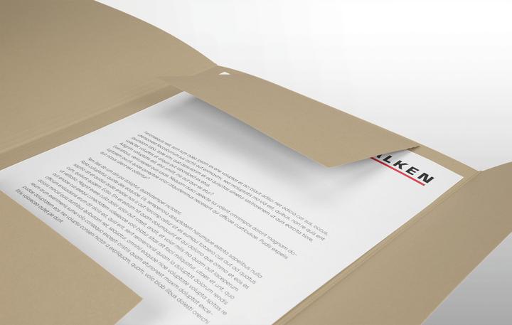 Produktbild Falken Sammelmappe, DIN A4, Einschlagklappen, Manilakarton (A4, 1 x)