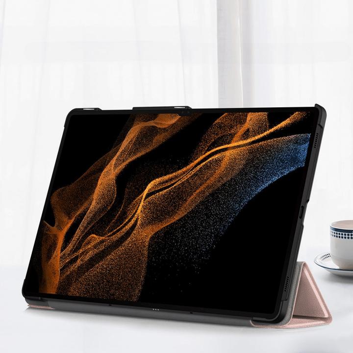 Produktbild Cover-Discount Galaxy Tab S9 Ultra - Tri-fold Smart Case roségold (Galaxy Tab S9 Ultra)