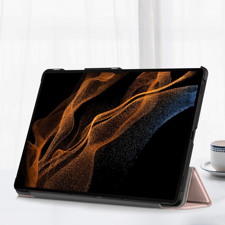 Immagine prodotto Cover-Discount Galaxy Tab S9 Ultra - Custodia Smart Tri-fold oro rosa (Galaxy Tab S9 Ultra)