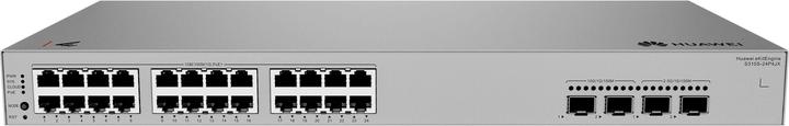 Actual product image Huawei Data Communication S310S-24P4JX S310S-24P4JX S310S-24P4JX 24x10/100/1000BASE-T ports 400 W Po (28 ports)