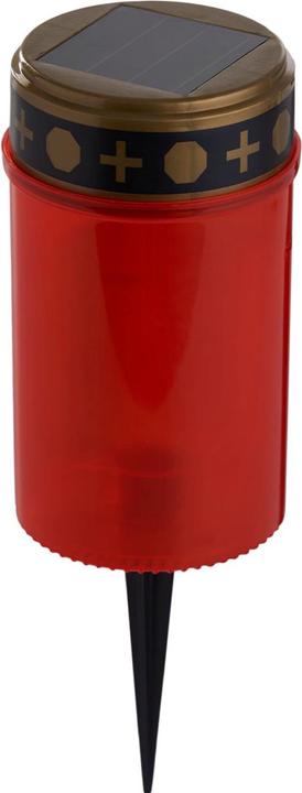 Produktbild 4er-Set Solar LED-Grabkerze mit Erdspiess (4x)