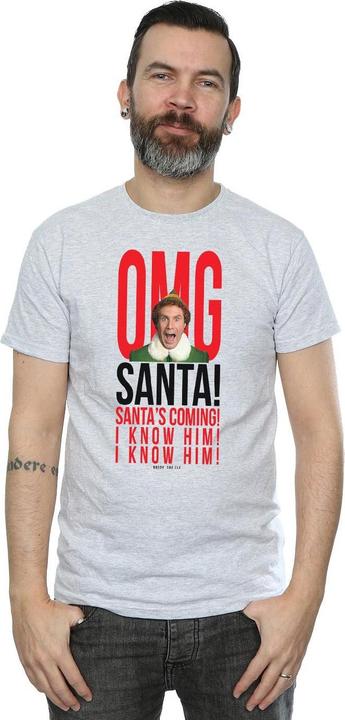 Produktbild Elf OMG Santa I Know Him TShirt (4XL)