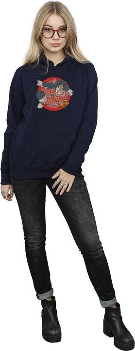 Immagine prodotto Tom & Jerry Classic Catch Felpa con Cappuccio Donna (XXL)