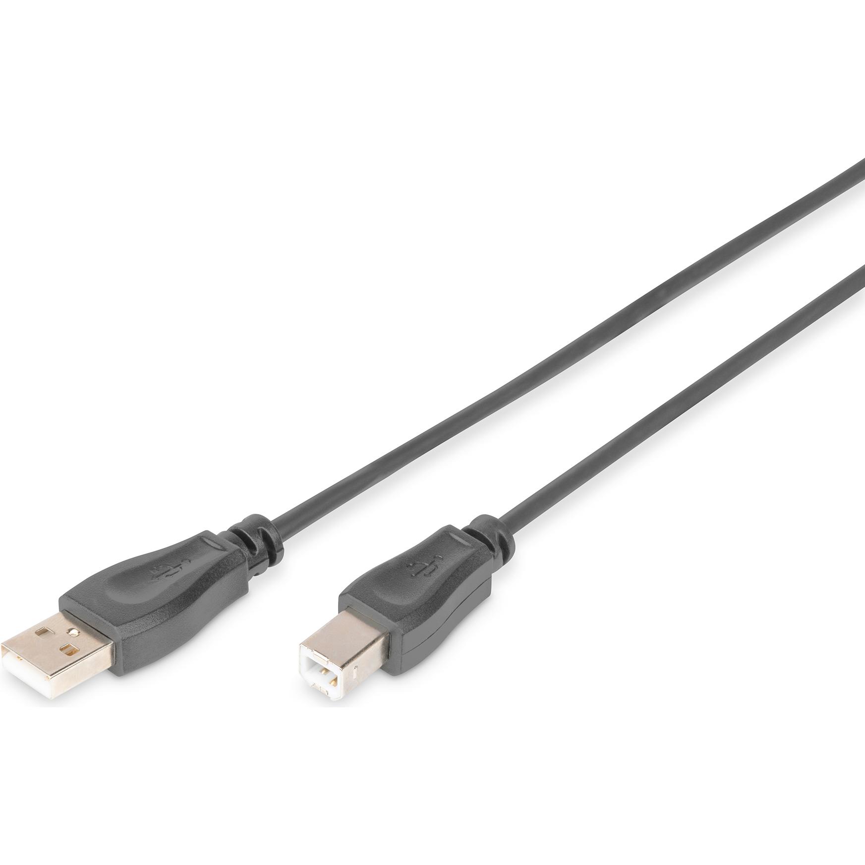 Digitus USB A – USB B (5 m, USB 2.0), USB Kabel