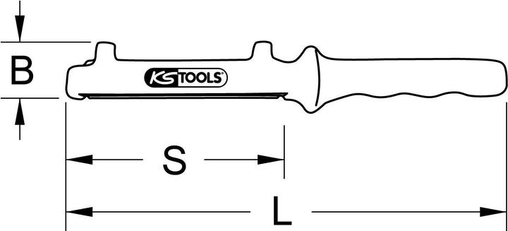 Produktbild KS Tools Isolierte Kabelmantelsäge, 330mm (0.33 m)