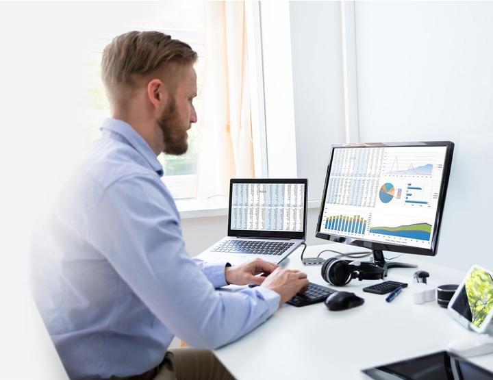 Produktbild D-Link DUB-2335, USB Type-C, HDMI, RJ-45, USB 3.2 Gen 1 (3.1 Gen 1) Type-A, USB Type-C, 5000 Mbit/s (USB-C, 6 Ports)