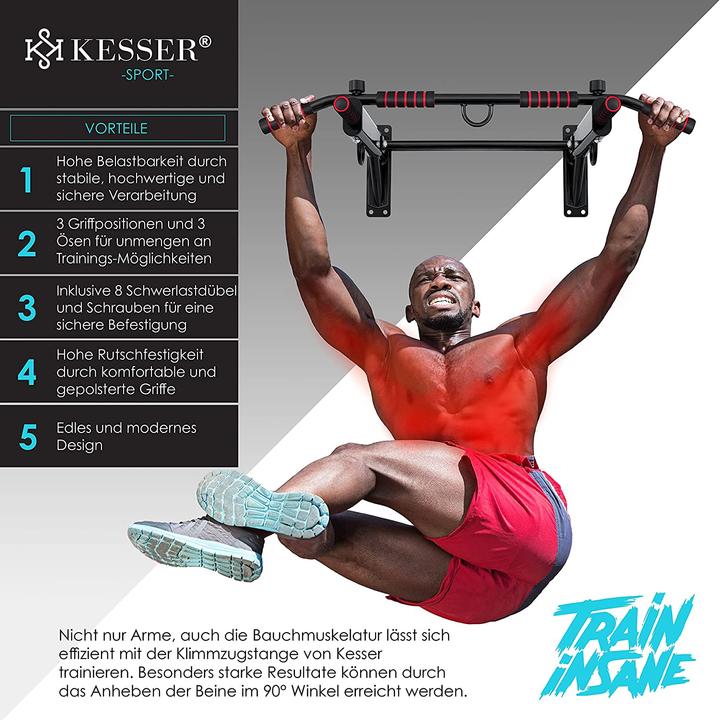 Actual product image Kesser Pull-up Bar Red