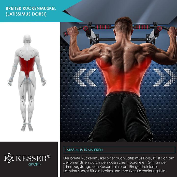 Actual product image Kesser Pull-up Bar Red